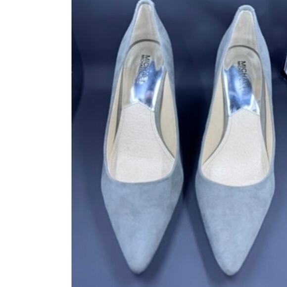 "MICHAEL KORS" ALINA FLEX, NEW!!Gray Pumps, SZ 10M, Office Suede,NO BOX ,NO TAGS - Picture 1 of 12